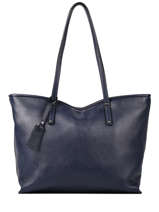Leather Caviar Tote Bag Milano Blue caviar CA19111N