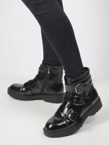 Bottines Wendy Guess Noir women 7WENELE1-vue-porte