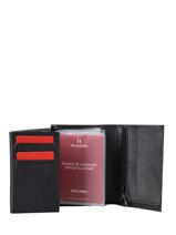 Portefeuille Cuir Hexagona Noir confort 463156-vue-porte