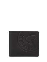 Leather Eleven Wallet Redskins Black wallet ELEVEN