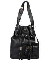 Large Leather Bucket Bag Premier Flirt Lancel Black premier flirt A10924