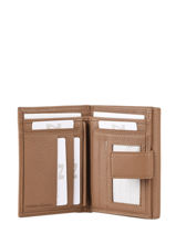 Leather Original N Wallet 2 Compartments Nathan baume Brown original n 413N-vue-porte