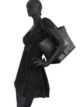 Longchamp Mailbox Sacs porté main Noir-vue-porte