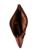Coin Purse Madras Leather Etrier Brown madras EMAD612-vue-porte
