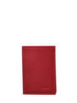 Card Holder Leather Miniprix Red louisa F3905