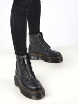 Sinclair Boots In Leather Dr martens Black women 22564001-vue-porte