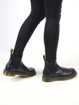 2976 Chelsea Boots In Leather Dr martens Black unisex 22227001-vue-porte