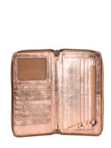 Portefeuille Charlotte Cuir Paul marius Rose vintage CHARLOTT-vue-porte