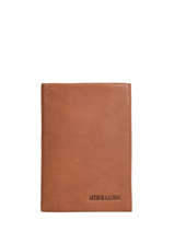 Leather Arthur Wallet Arthur & aston Brown johany 805