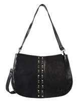 Leather Heritage Shoulder Bag Biba Black heritage HAK1L