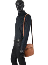 Leather Arthur Crossbody Bag Arthur & aston Brown johany 10-vue-porte