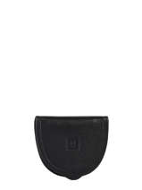 Leather Confort Coin Purse Hexagona Black confort 460102