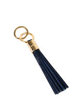 Porte-clefs Premier Flirt Cuir Lancel Bleu charms A10159
