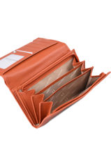 Leather Confort Wallet Hexagona Orange confort 467779-vue-porte