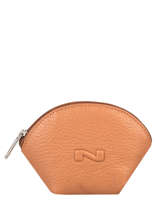 Leather Coin Purse Nathan baume Brown original n 340N