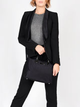 Shopping Bag Basic Vernis Lancaster Black basic vernis 66-vue-porte