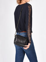 Sac Bandouliere Naina Cuir Pieces Noir naina 17063358-vue-porte