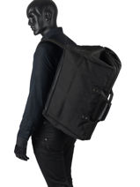 Duffle Bag Cabaia Black travel DUFF-vue-porte