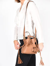 Sac Seau S Premier Flirt Cuir Lancel Beige premier flirt A10109-vue-porte
