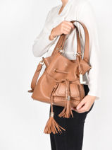 Sac Seau M Premier Flirt Cuir Lancel Violet premier flirt A10110-vue-porte