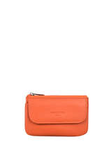 Keychain Leather Hexagona Orange confort 467470