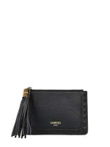 Leather Premier Flirt Card Holder Lancel Black premier flirt A10925