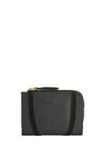 Portefeuille Roza Cuir Vintage Nat et nin Noir vintage ROZA