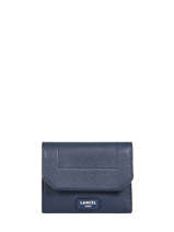 Portefeuille � Rabat S Ninon Cuir Lancel Bleu ninon A10296