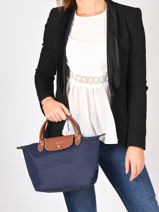Longchamp Le pliage original Sacs port� main Rose-vue-porte