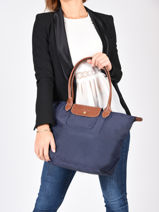 Longchamp Le pliage original Hobo bag Green-vue-porte