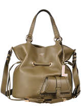 Medium Bucket Bag Premier Flirt Lancel Green premier flirt A10110