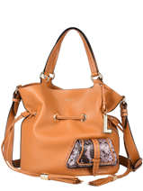 Medium Leather Bucket Bag Premier Flirt Python Lancel premier flirt A10529