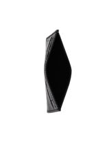Longchamp Le pliage cuir croco Bill case / card case Black-vue-porte