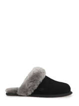 Scuffette Ii Slippers In Leather Ugg Black women 1106872