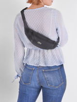 Sac Banane Lcst Lacoste Noir lcst NH3317LV-vue-porte