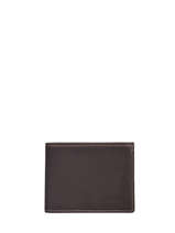Card Holder Leather Etrier Brown oil EOIL139