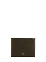 Wallet Leather Tommy hilfiger Brown johnson AM00659