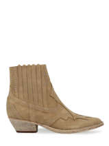 Santiags boots in leather-SEMERDJIAN