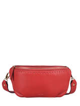 Leather Tradition Belt Bag Etrier Red tradition EHER33