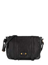 Crossbody Bag Dewashed Leather Milano Black dewashed DE20121