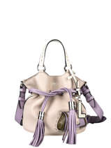 Small Leather Bucket Bag Premier Flirt Lancel Pink premier flirt A10530
