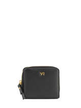 Wallet Leather Yves renard Black foulonne 29692