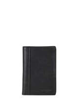 Wallet Leather Hexagona Black instinct 667295