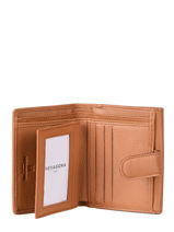Wallet Confort Leather Hexagona Brown confort 467468-vue-porte