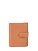 Wallet Leather Hexagona Brown confort 467468