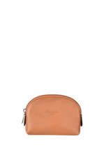 Leather Coin Purse Confort Hexagona Brown confort 460597