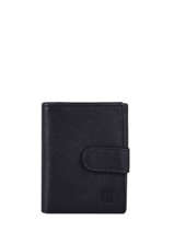 Wallet Confort Leather Hexagona Blue confort 467468