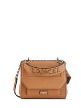 Top Handle S Ninon Leather Lancel Brown ninon A09221