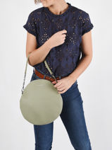 Leather Anna Shoulder Bag Nathan baume Orange nathan 9-vue-porte