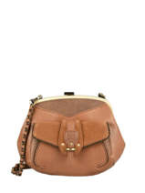 Crossbody Bag Vintage Leather Mila louise Brown vintage 3337LCV